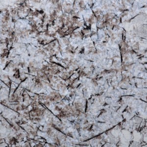 A close up of the surface of a granite slab
