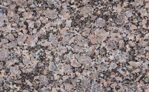 A close up of the granite surface