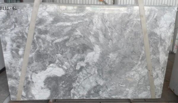 A marble slab with some white and gray colors