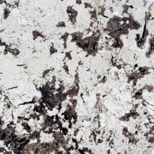 A close up of the surface of a granite slab