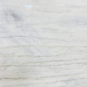 A close up of the white marble surface