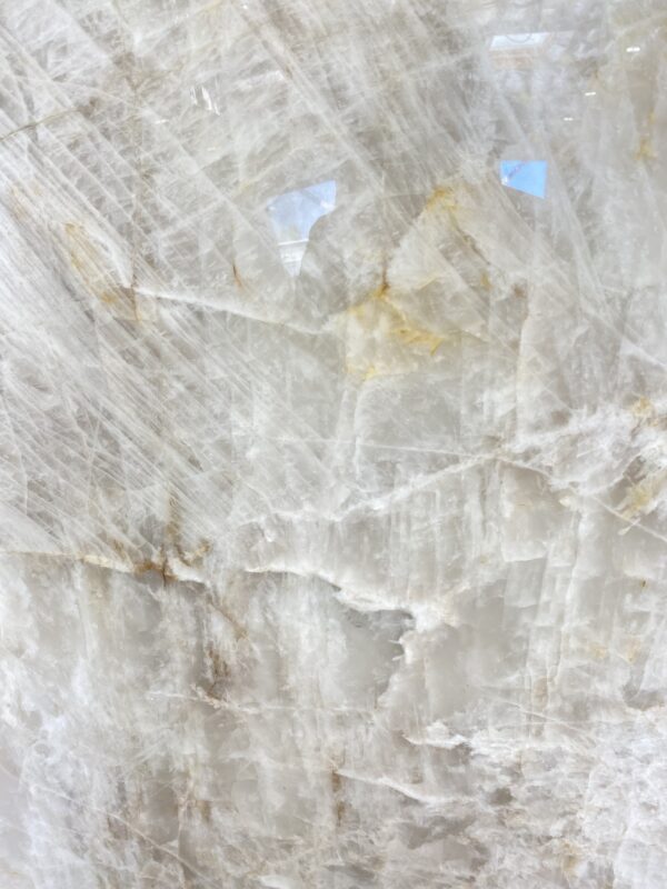 A close up of the marble surface